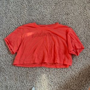 Lululenon crop top, size 6